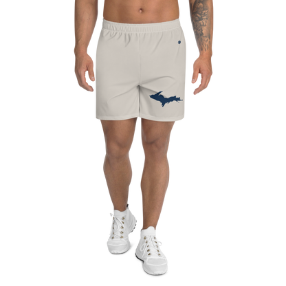 Michigan Upper Peninsula Athletic Shorts (w/ UP USA Flag) | Men's - Canvas Color