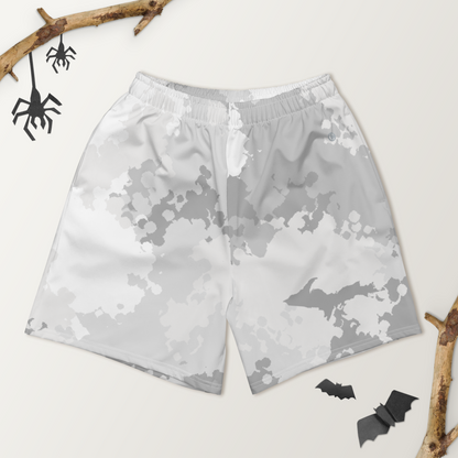 Michigan Upper Peninsula Athletic Shorts (w/ UP USA Flag) | Men's - Snow Camo