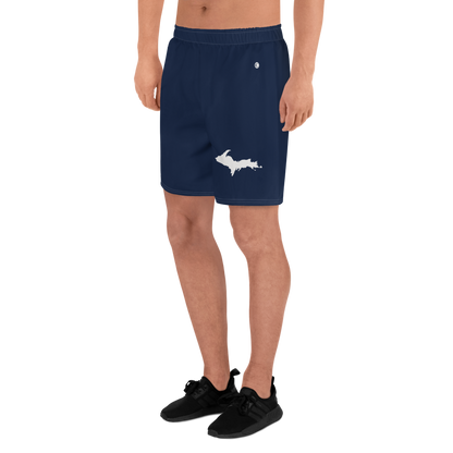 Michigan Upper Peninsula Athletic Shorts (w/ UP USA Flag) | Men's - Navy