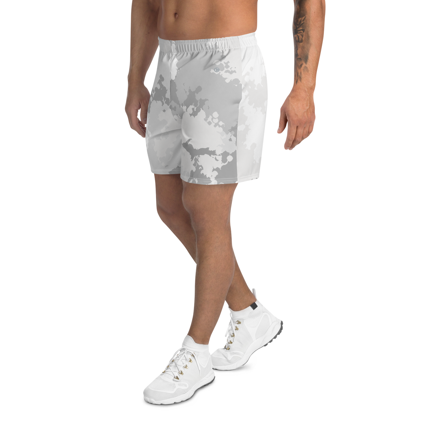 Michigan Upper Peninsula Athletic Shorts (w/ UP USA Flag) | Men's - Snow Camo