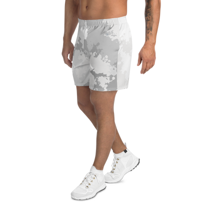 Michigan Upper Peninsula Athletic Shorts (w/ UP USA Flag) | Men's - Snow Camo