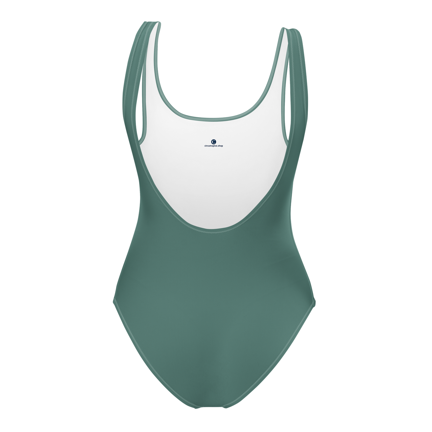 Michigan Upper Peninsula One-Piece Swimsuit (w/ Copper Outline) | Copper Green