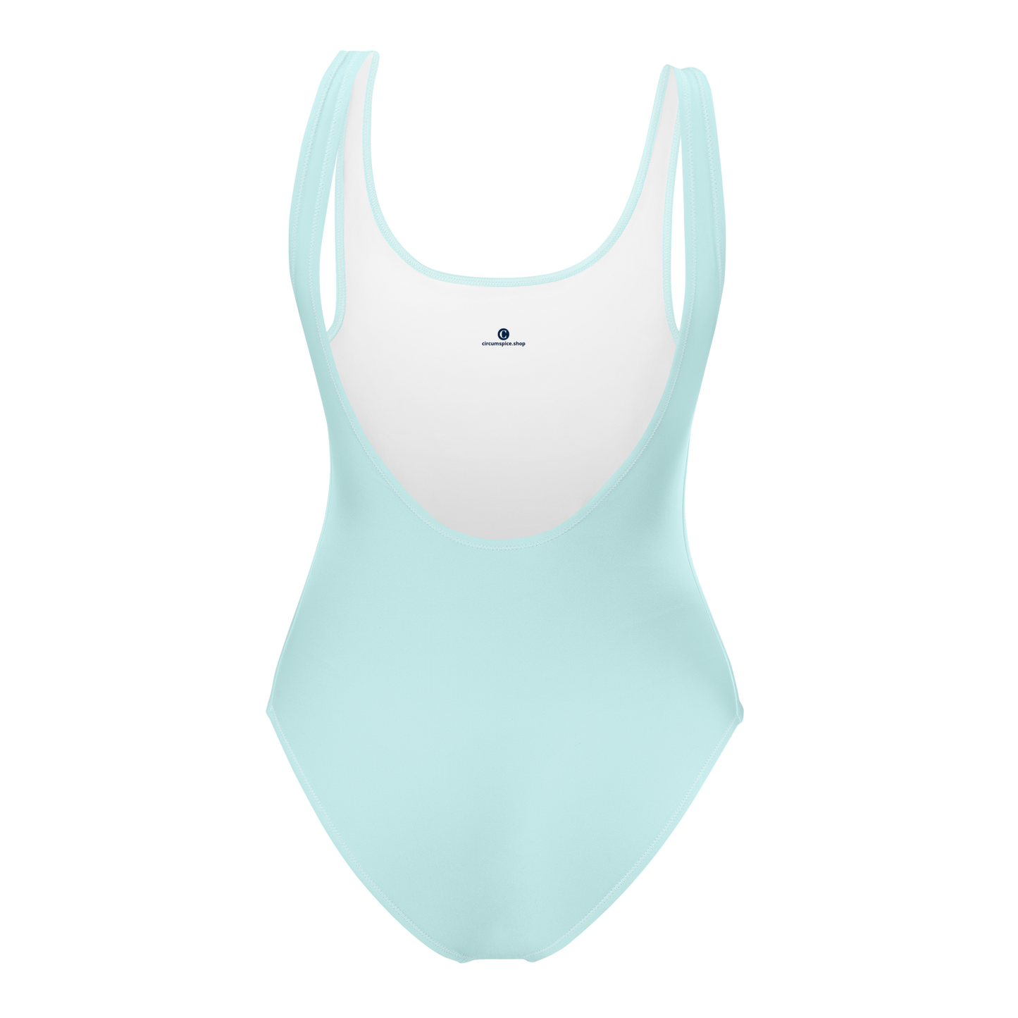 Michigan Upper Peninsula One-Piece Swimsuit (w/ Copper Outline) | Cyan