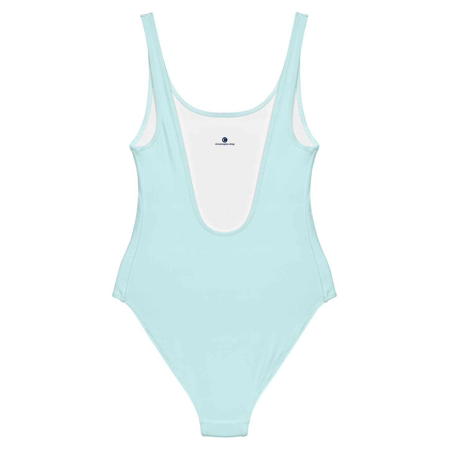 Michigan Upper Peninsula One-Piece Swimsuit (w/ Copper Outline) | Cyan