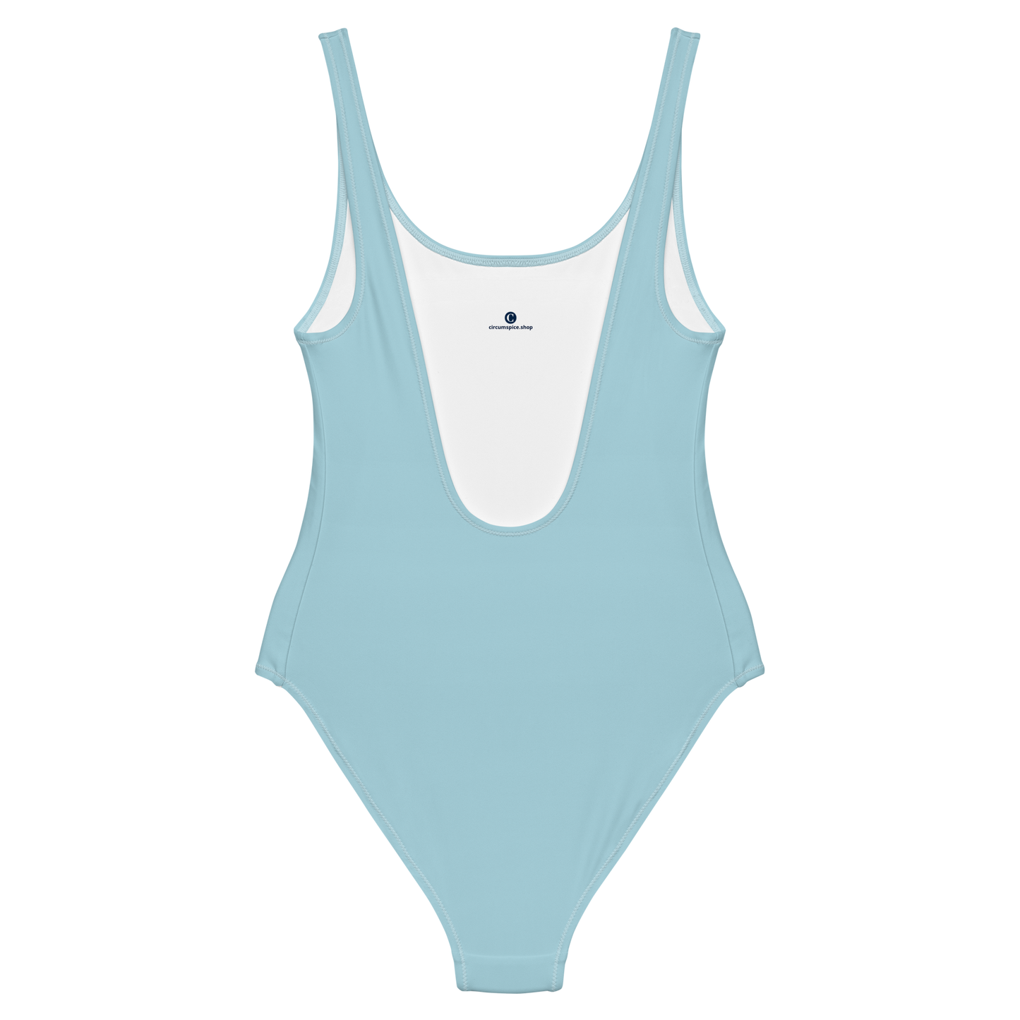 Michigan Upper Peninsula One-Piece Swimsuit (w/ Copper Outline) | '58 Caddie Blue