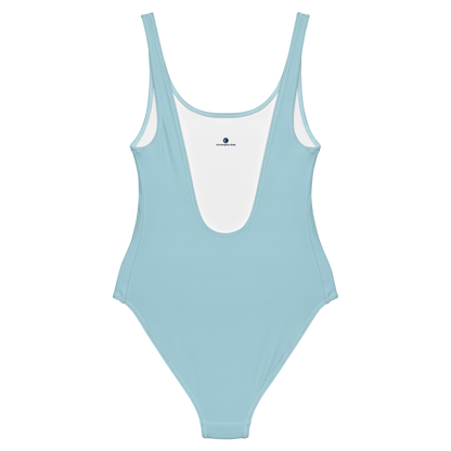 Michigan Upper Peninsula One-Piece Swimsuit (w/ Copper Outline) | '58 Caddie Blue