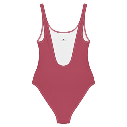 Michigan Upper Peninsula One-Piece Swimsuit (w/ UP Outline) | Popstar Pink