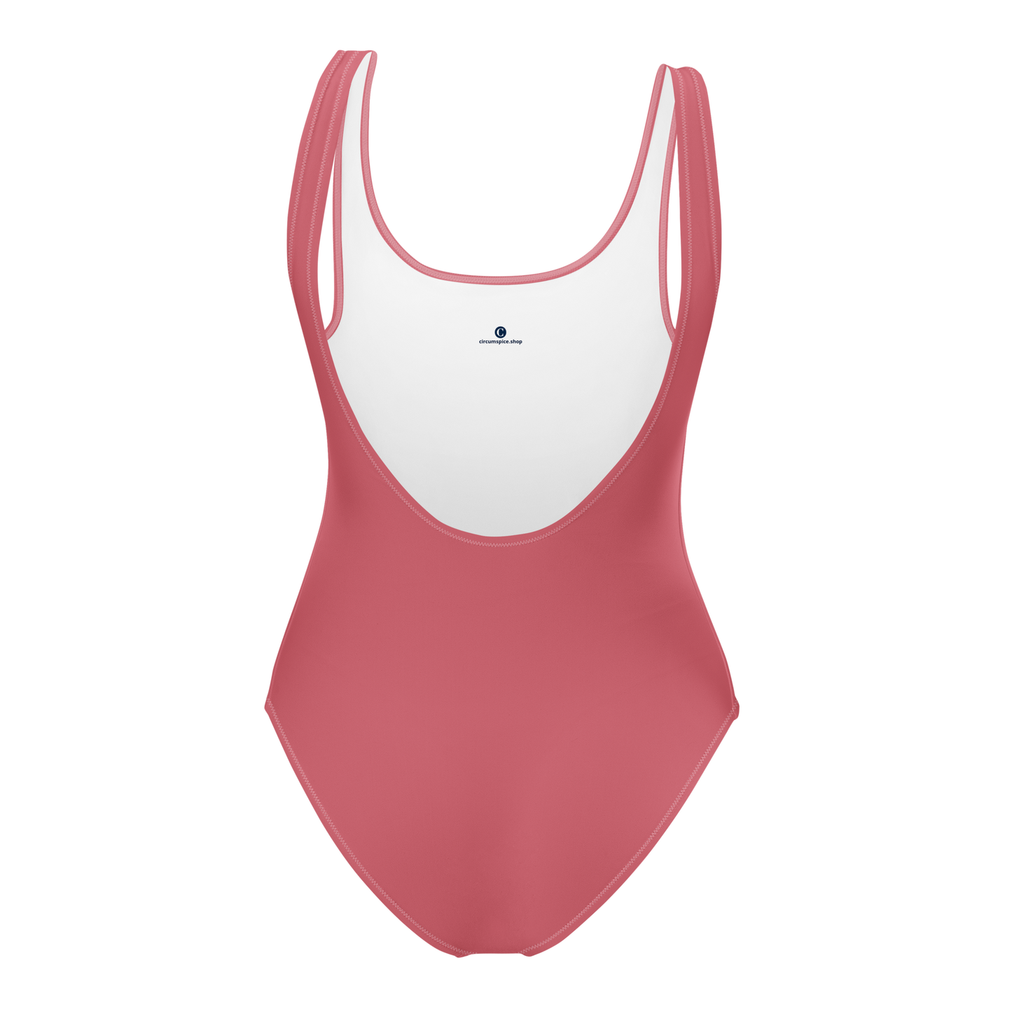 Michigan Upper Peninsula One-Piece Swimsuit (w/ UP Outline) | Watermelon Pink