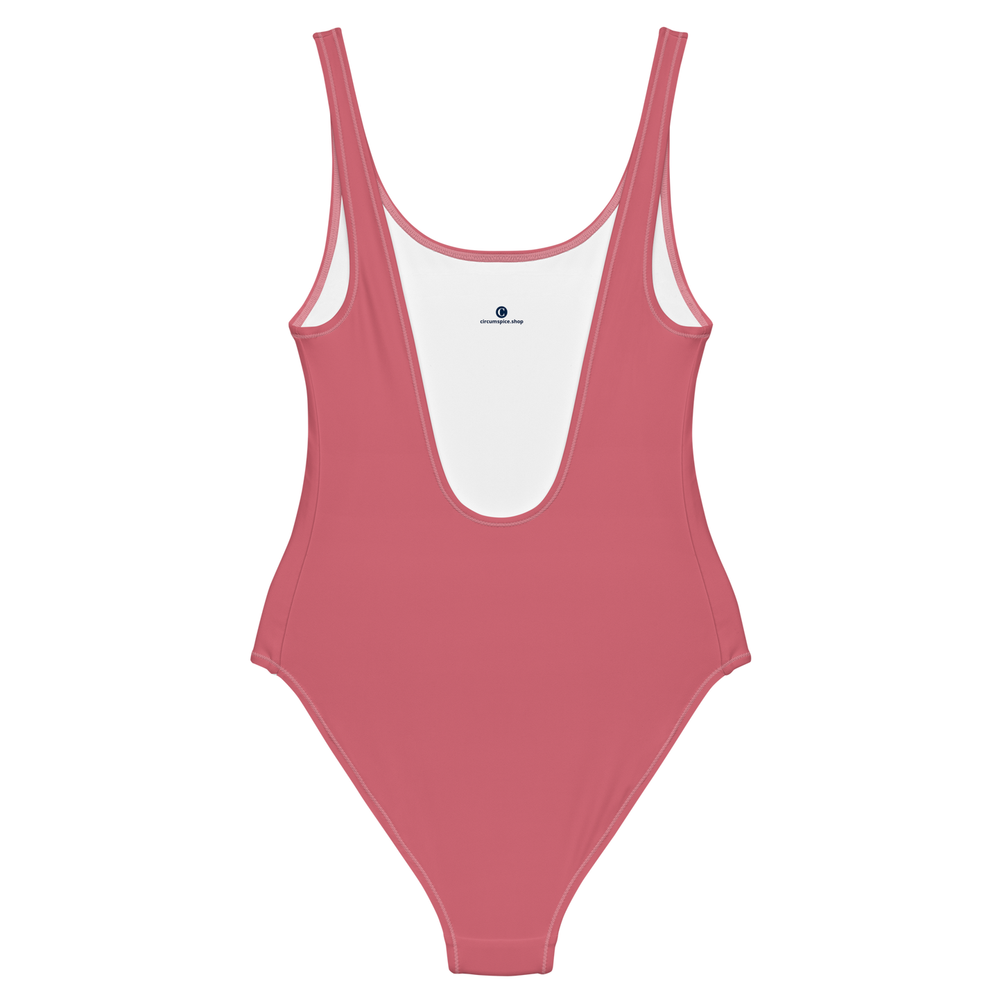 Michigan Upper Peninsula One-Piece Swimsuit (w/ UP Outline) | Watermelon Pink