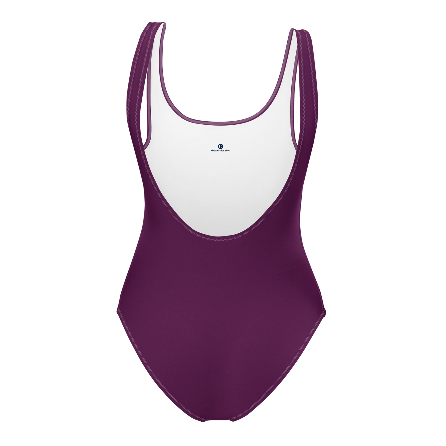 Michigan Upper Peninsula One-Piece Swimsuit (w/ UP Outline) | Tyrian Purple