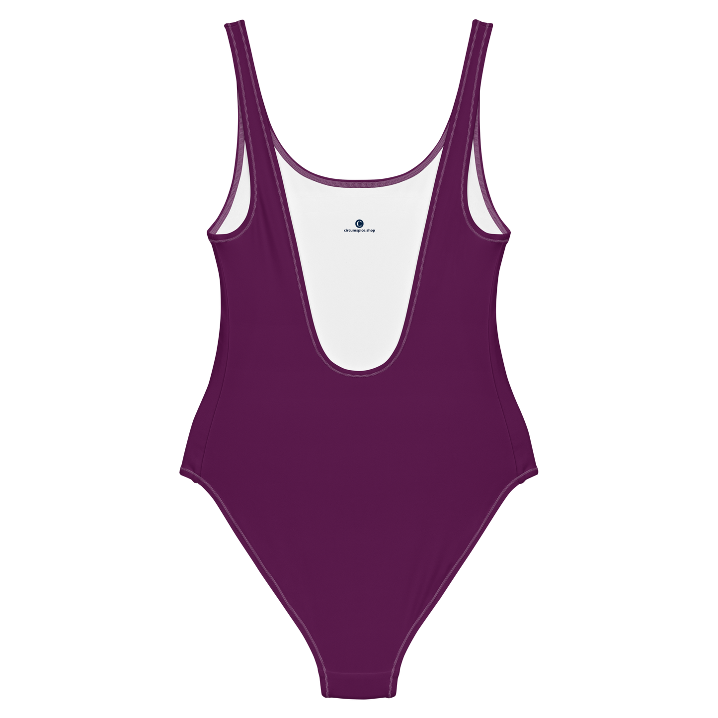 Michigan Upper Peninsula One-Piece Swimsuit (w/ UP Outline) | Tyrian Purple