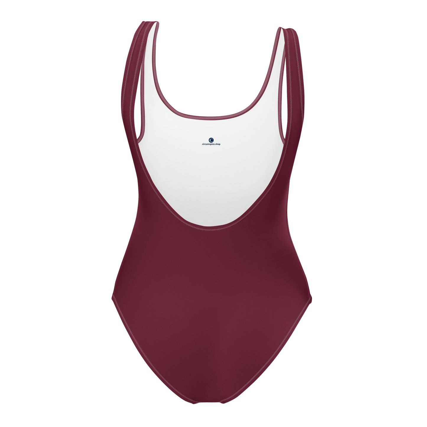 Michigan Upper Peninsula One-Piece Swimsuit (w/ UP Outline) | Old Mission Burgundy