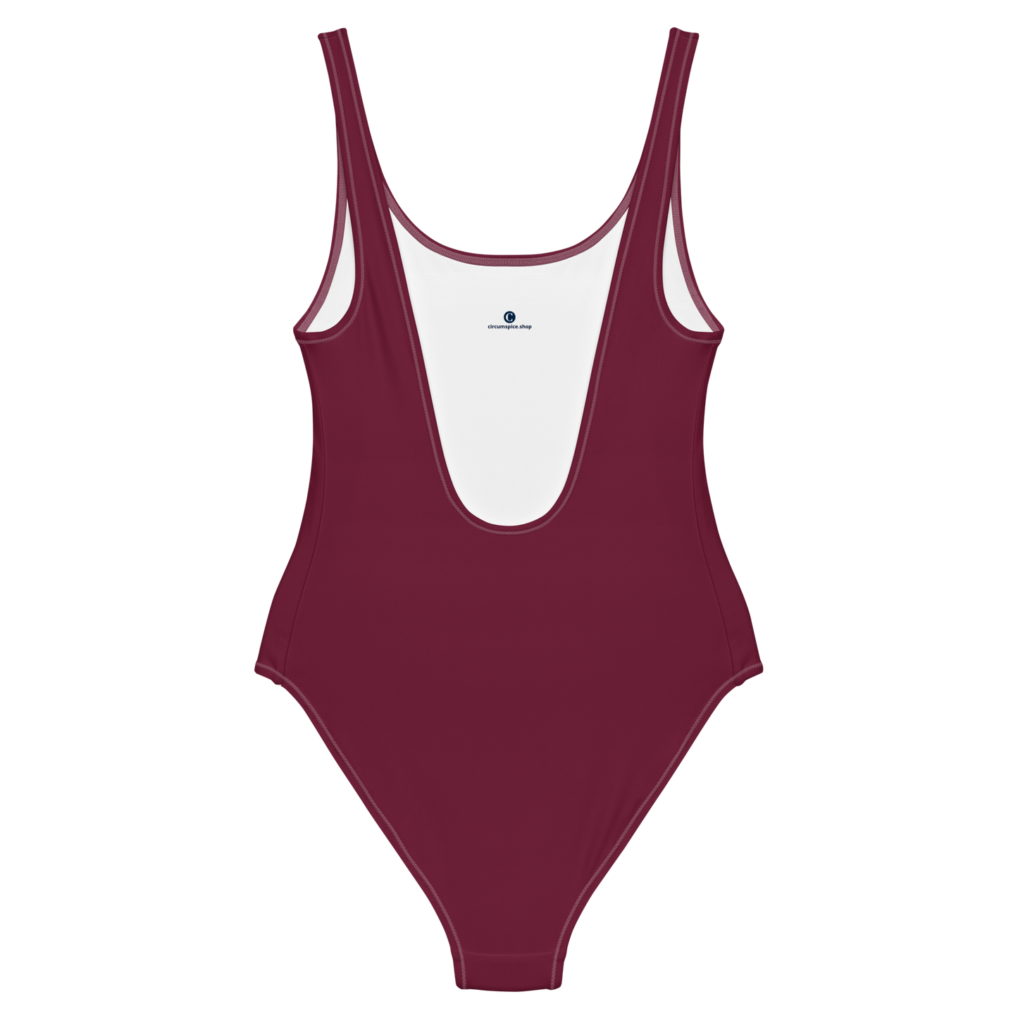 Michigan Upper Peninsula One-Piece Swimsuit (w/ UP Outline) | Old Mission Burgundy