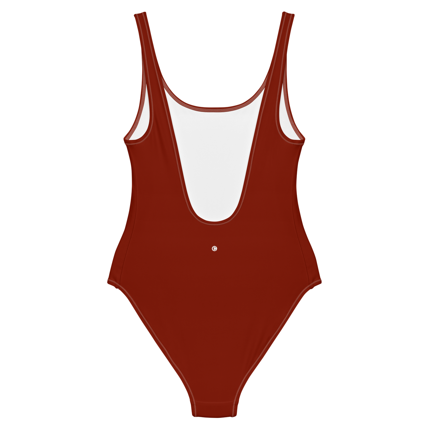 Michigan Upper Peninsula One-Piece Swimsuit (w/ UP Outline) | Cherryland Red