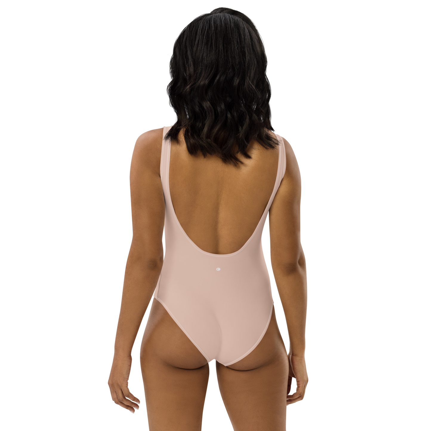 Michigan Upper Peninsula One-Piece Swimsuit (w/ UP Outline) | Rose Gold