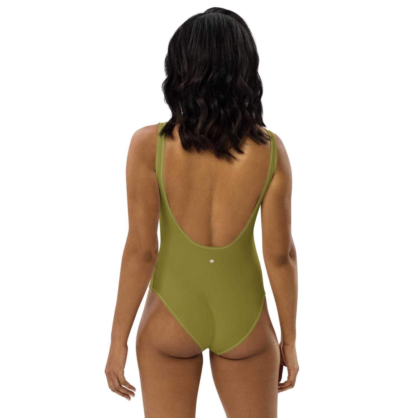 Michigan Upper Peninsula One-Piece Swimsuit (w/ UP Outline) | Scrub Gold