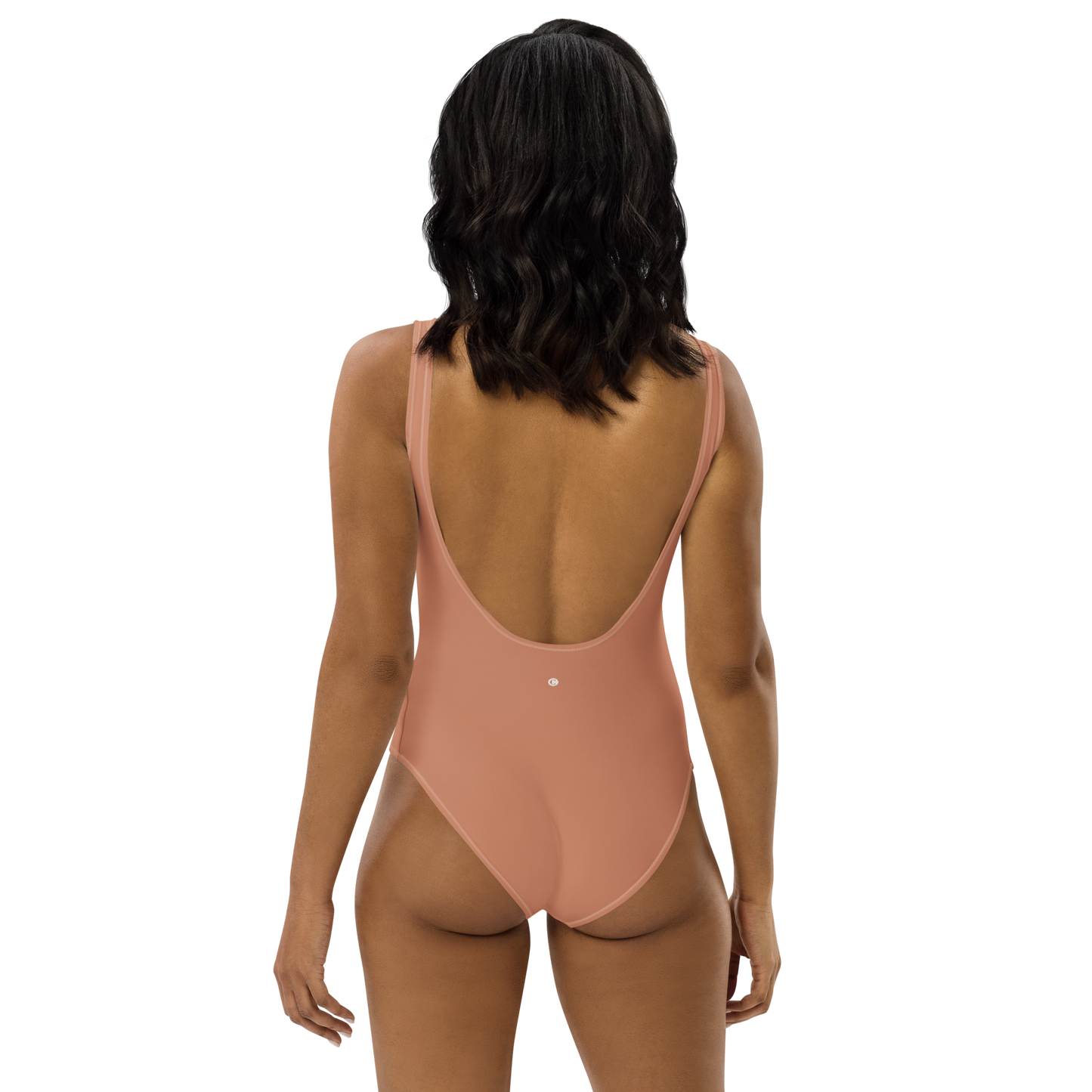 Michigan Upper Peninsula One-Piece Swimsuit (w/ UP Outline) | Copper Color