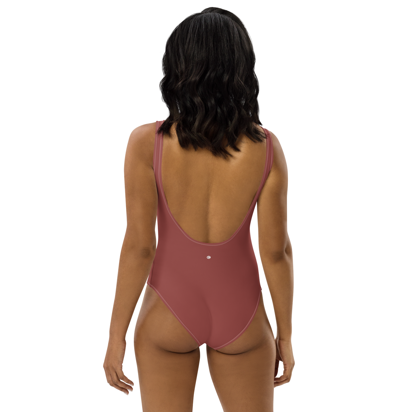 Michigan Upper Peninsula One-Piece Swimsuit (w/ UP Outline) | Ore Dock Red