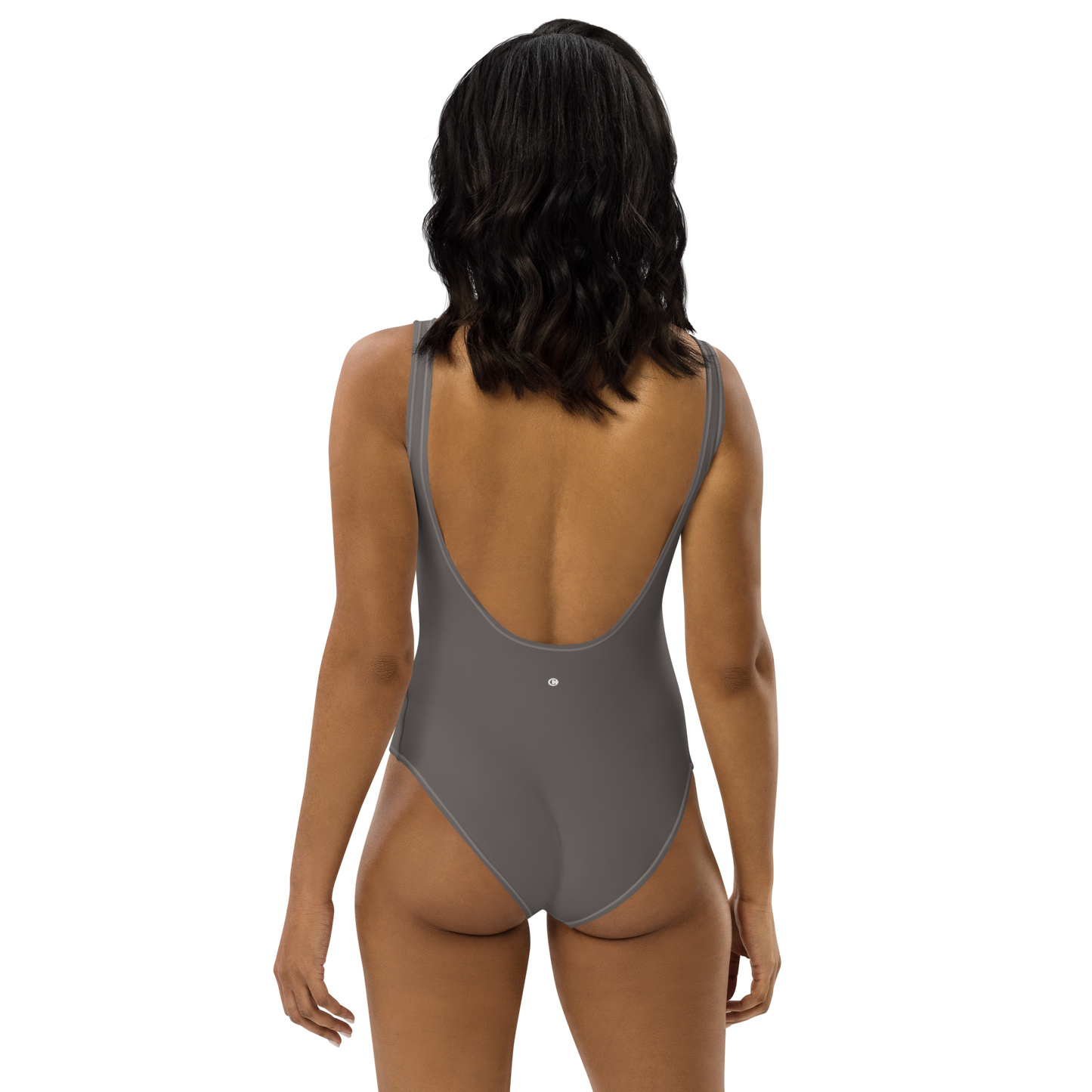 Michigan Upper Peninsula One-Piece Swimsuit (w/ UP Outline) | Warren Tank Grey