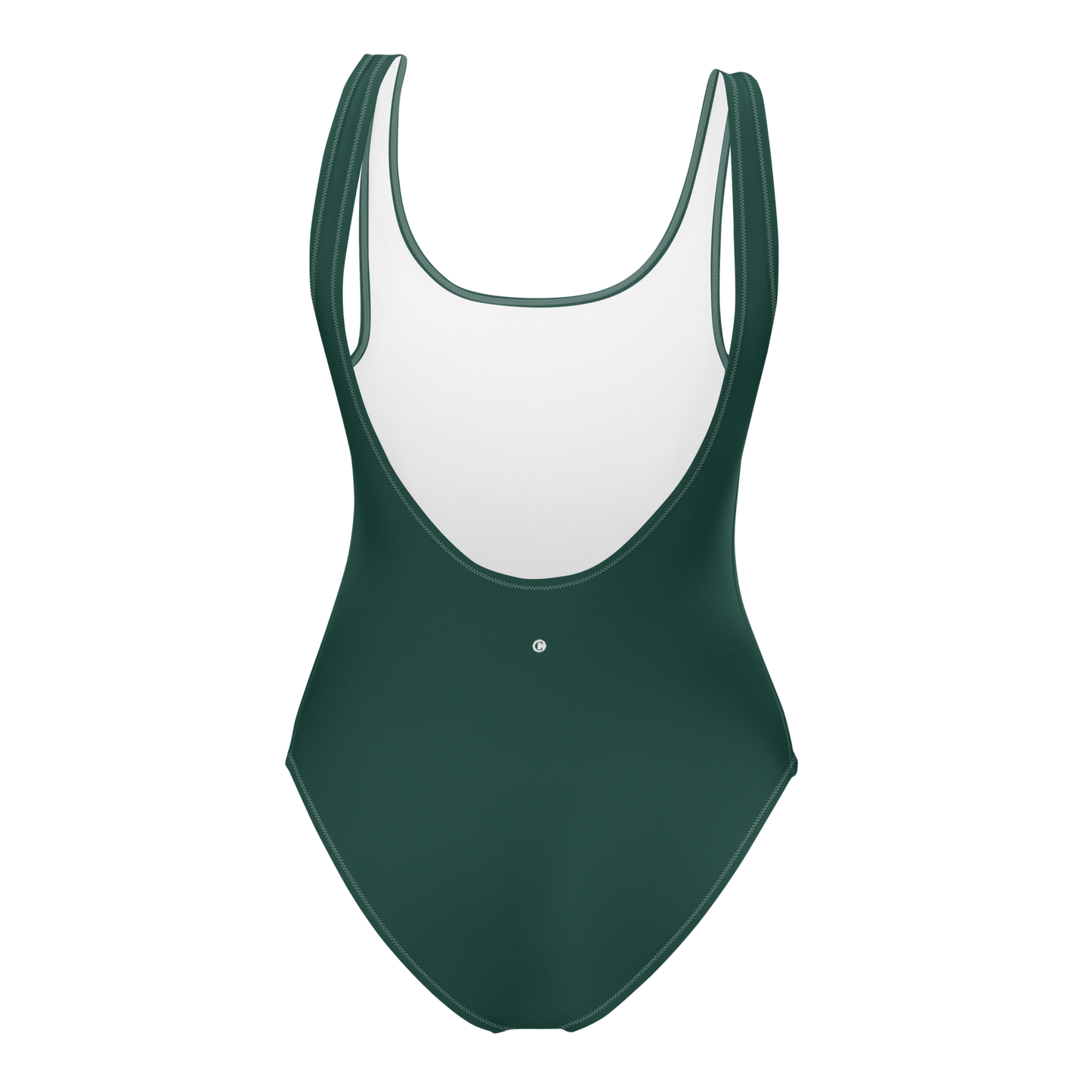 Michigan Upper Peninsula One-Piece Swimsuit (w/ UP Outline) | Laconic Green