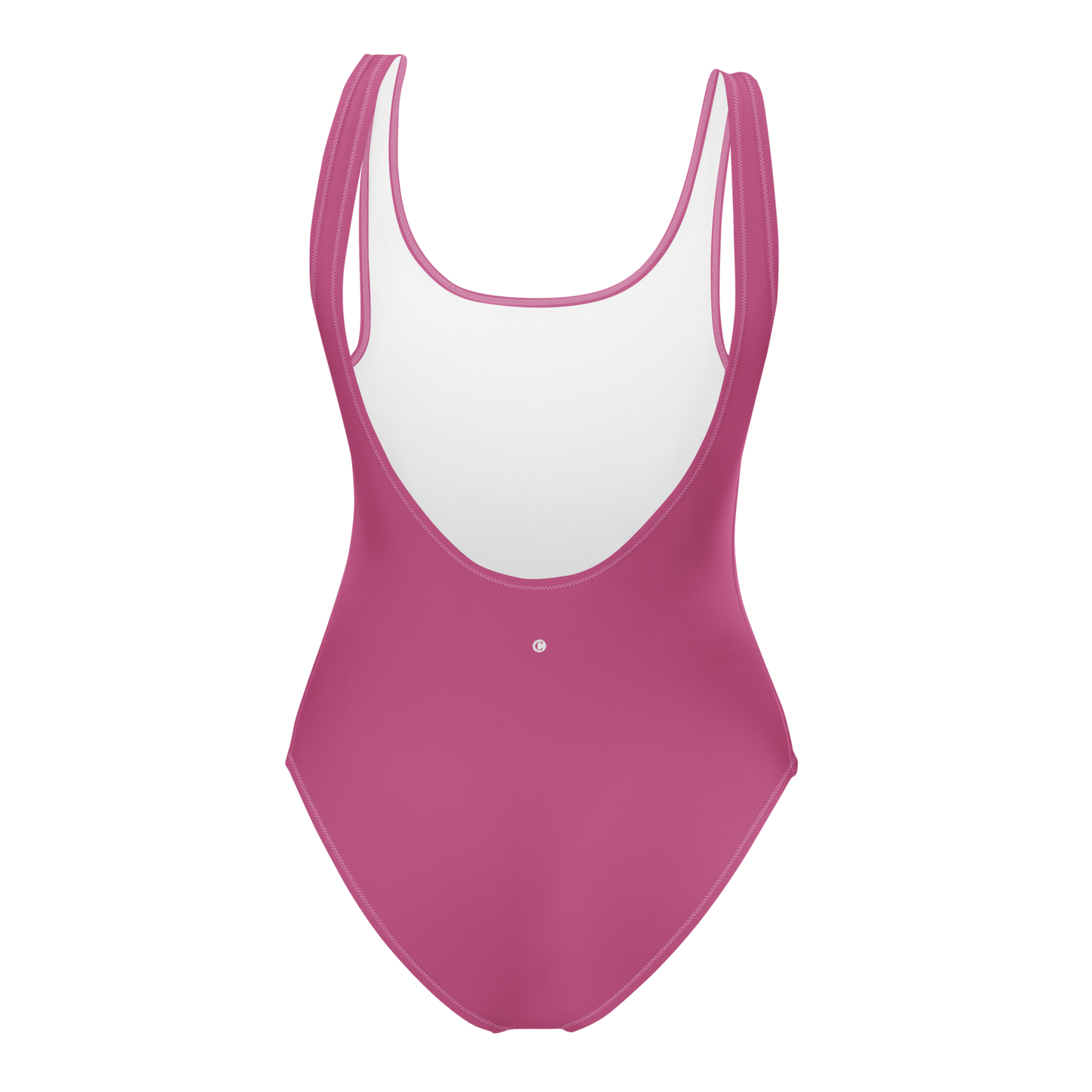 Michigan Upper Peninsula One-Piece Swimsuit (w/ UP Outline) | Apple Blossom Pink