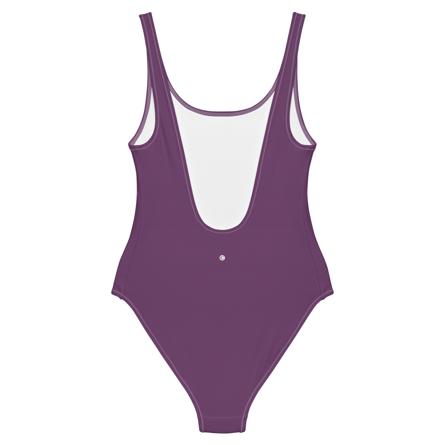 Michigan Upper Peninsula One-Piece Swimsuit (w/ UP Outline) | Plum