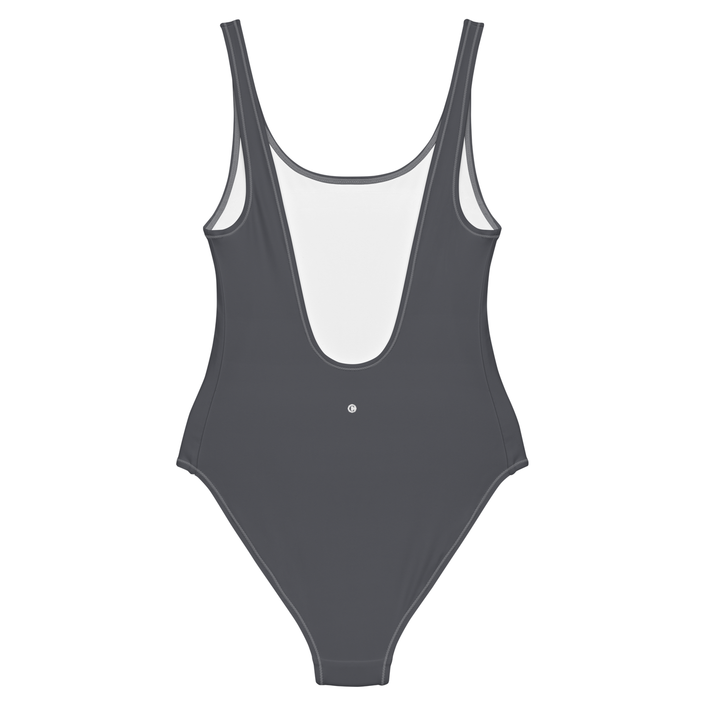 Michigan Upper Peninsula One-Piece Swimsuit (w/ UP Outline) | Iron Ore Grey