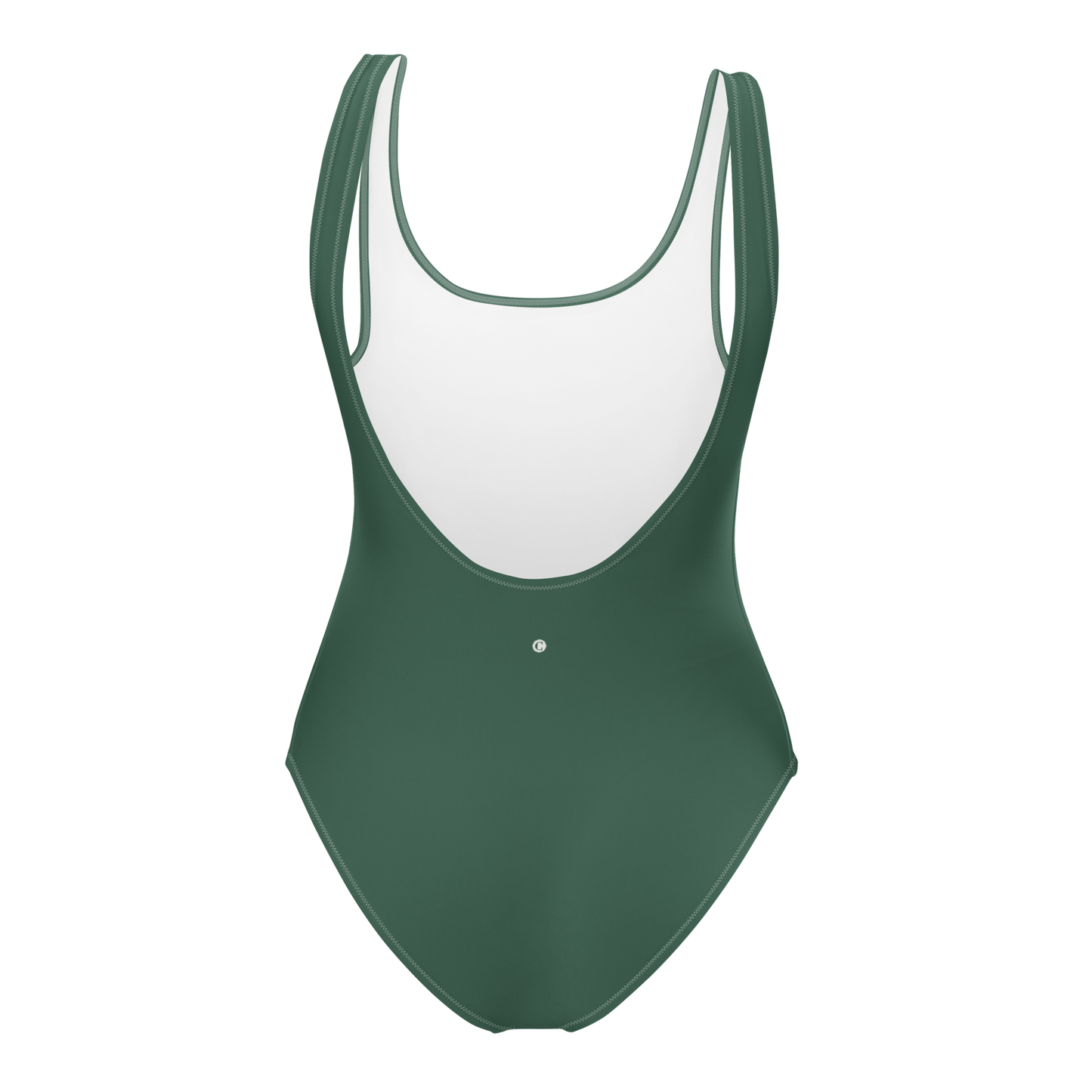 Michigan Upper Peninsula One-Piece Swimsuit (w/ UP Outline) | Ginger Ale Green