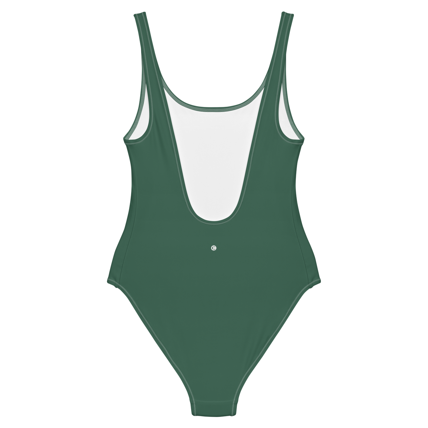 Michigan Upper Peninsula One-Piece Swimsuit (w/ UP Outline) | Ginger Ale Green