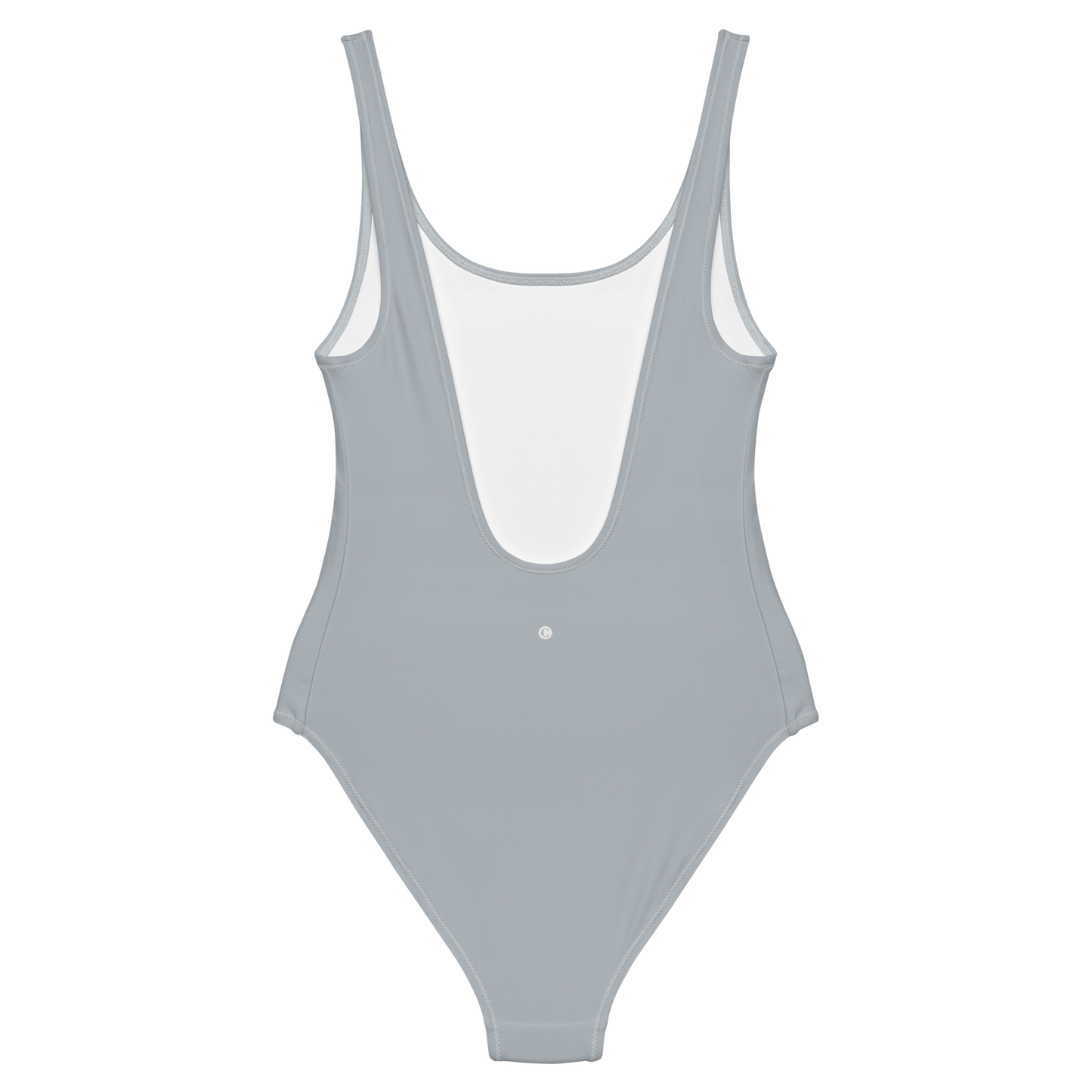 Michigan Upper Peninsula One-Piece Swimsuit (w/ UP Outline) | Silver