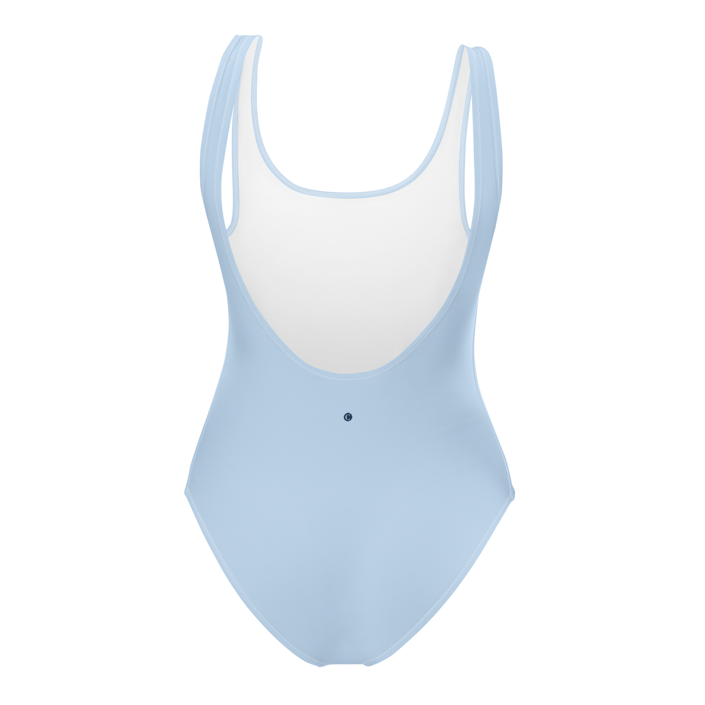 Michigan Upper Peninsula One-Piece Swimsuit (w/ UP Outline) | Light Blue