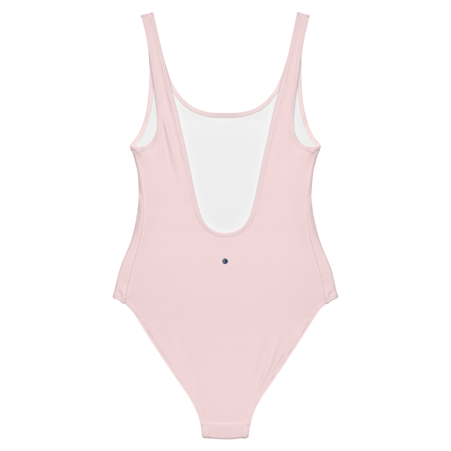 Michigan Upper Peninsula One-Piece Swimsuit (w/ UP Outline) | Pale Pink