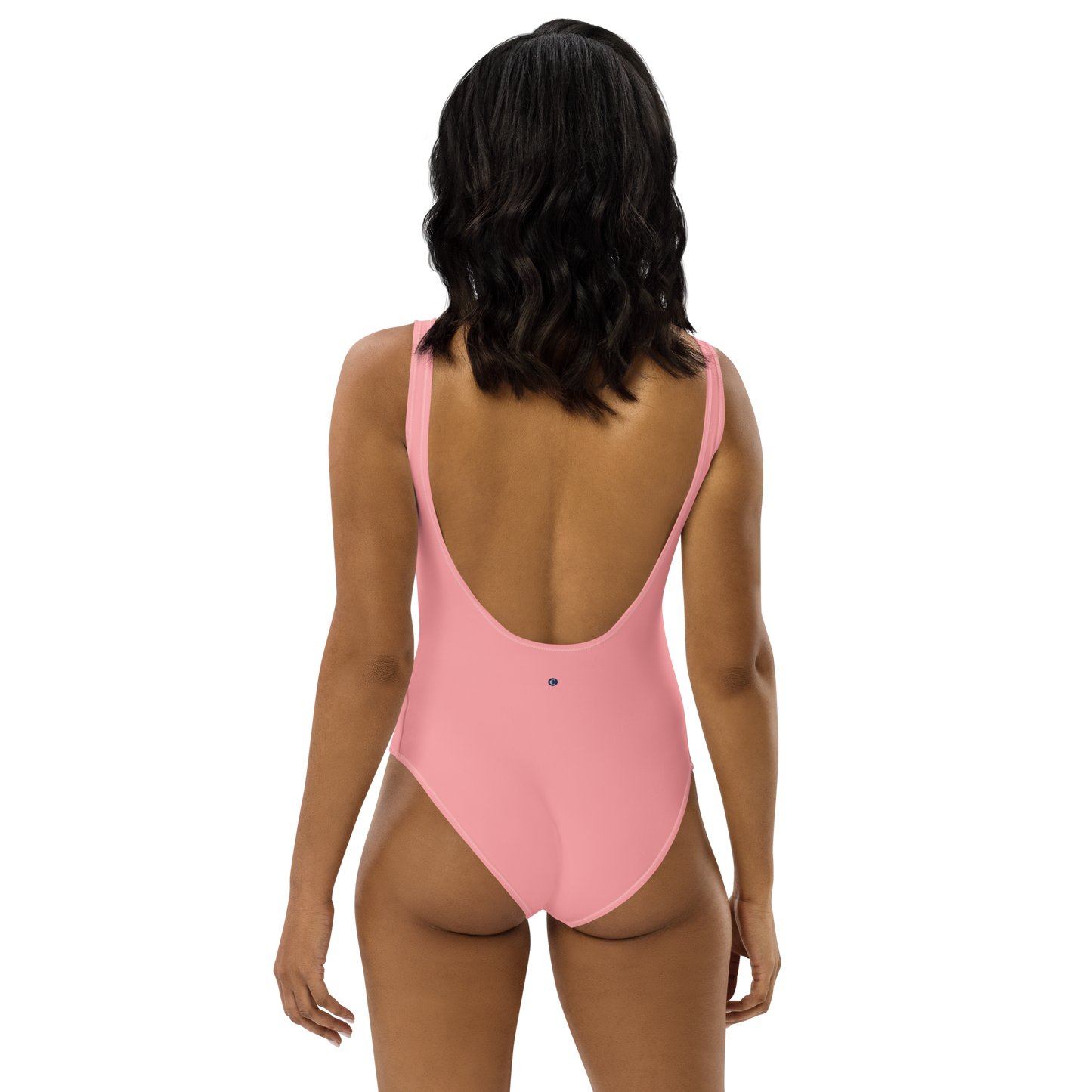 Michigan Upper Peninsula One-Piece Swimsuit (w/ UP Outline) | Strawberry Pink