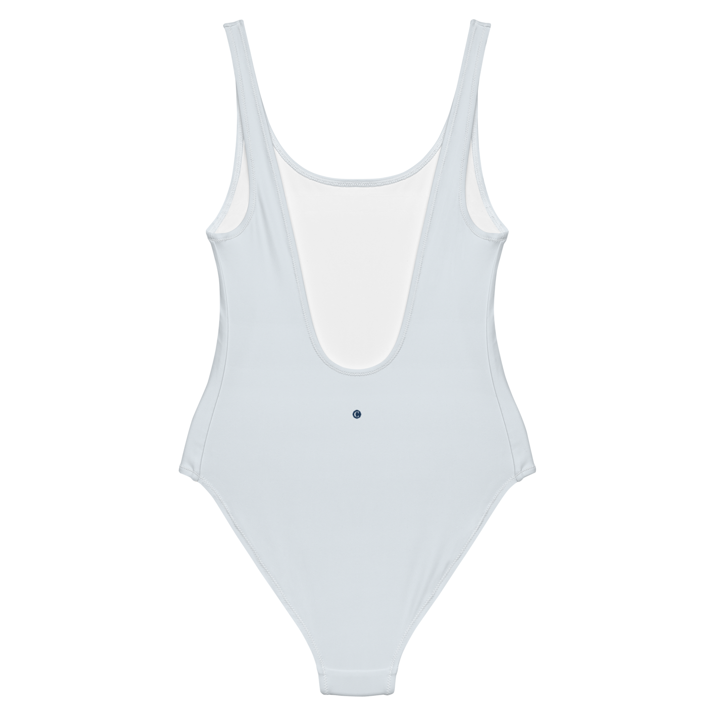 Michigan Upper Peninsula One-Piece Swimsuit (w/ UP Outline) | Gossy White