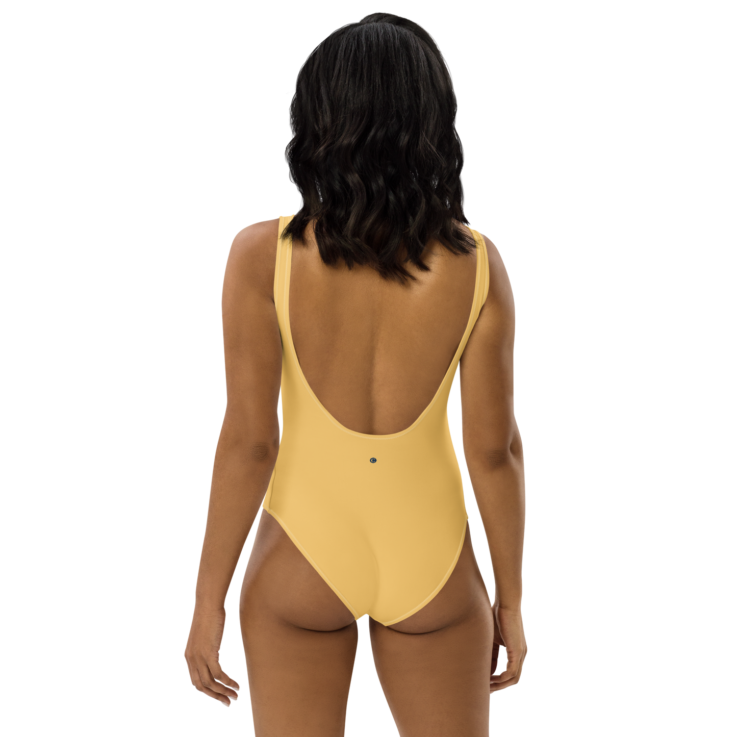 Michigan Upper Peninsula One-Piece Swimsuit (w/ UP Outline) | Citrine