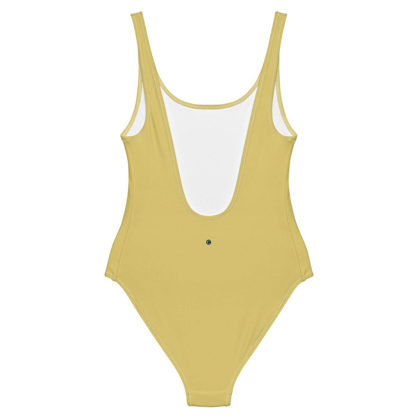 Michigan Upper Peninsula One-Piece Swimsuit (w/ UP Outline) | Plum Yellow