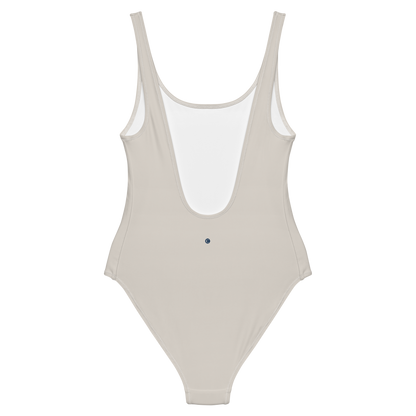 Michigan Upper Peninsula One-Piece Swimsuit (w/ UP Outline) | Canvas Color