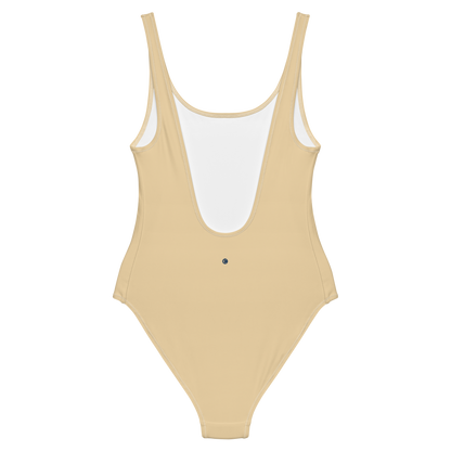 Michigan Upper Peninsula One-Piece Swimsuit (w/ UP Outline) | Maple Color