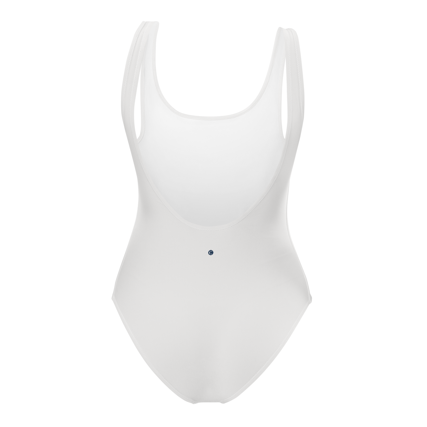 Michigan Upper Peninsula One-Piece Swimsuit (w/ UP Outline) | Birch Bark White