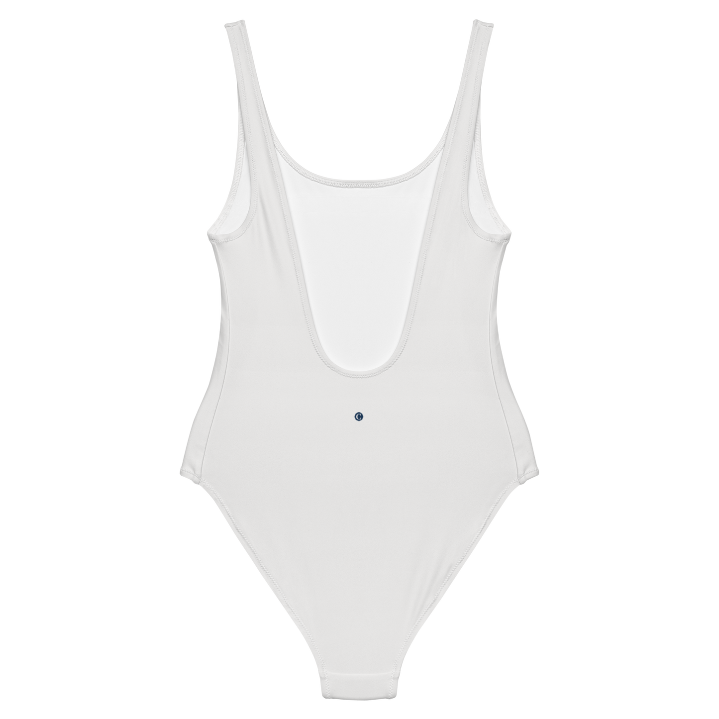 Michigan Upper Peninsula One-Piece Swimsuit (w/ UP Outline) | Birch Bark White