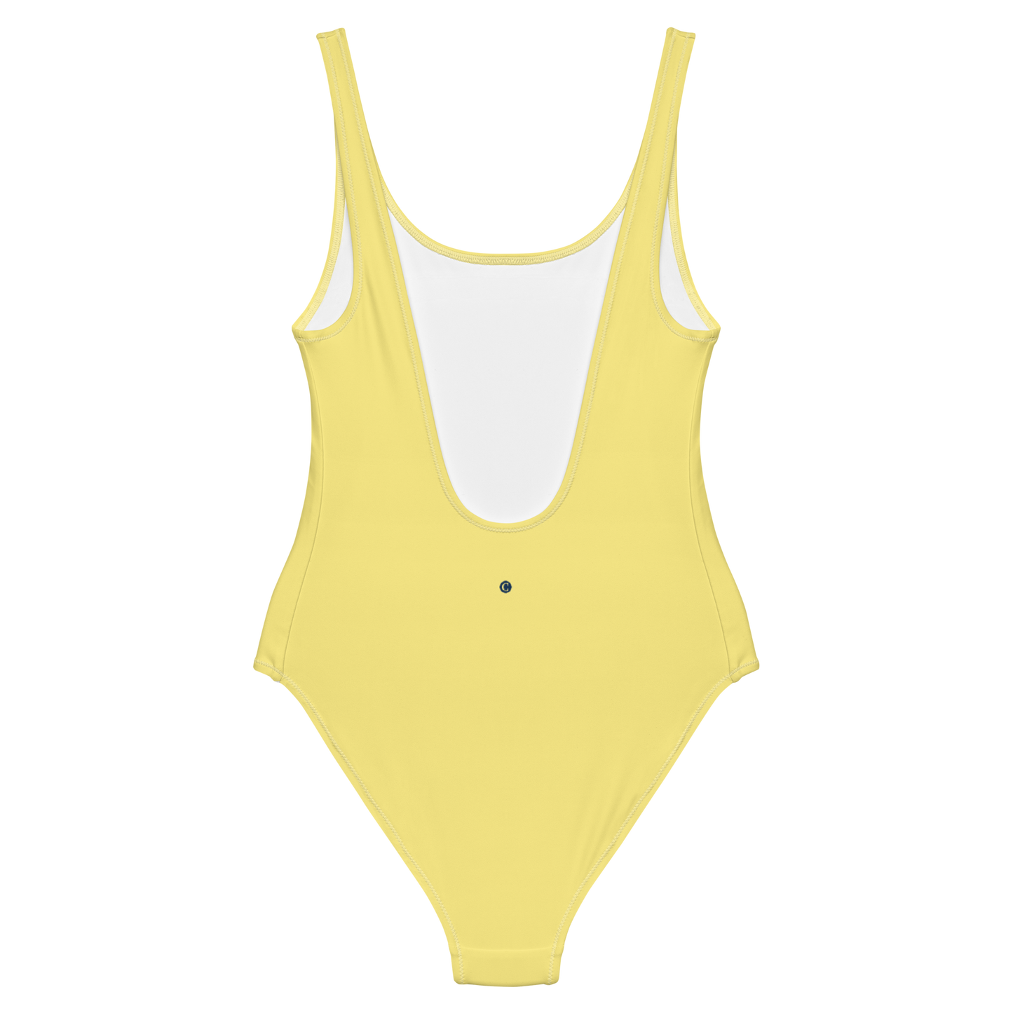 Michigan Upper Peninsula One-Piece Swimsuit (w/ UP Outline) | Cherry Yellow