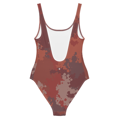 Michigan Upper Peninsula One-Piece Swimsuit (w/ UP Outline) | Ore Dock Camo