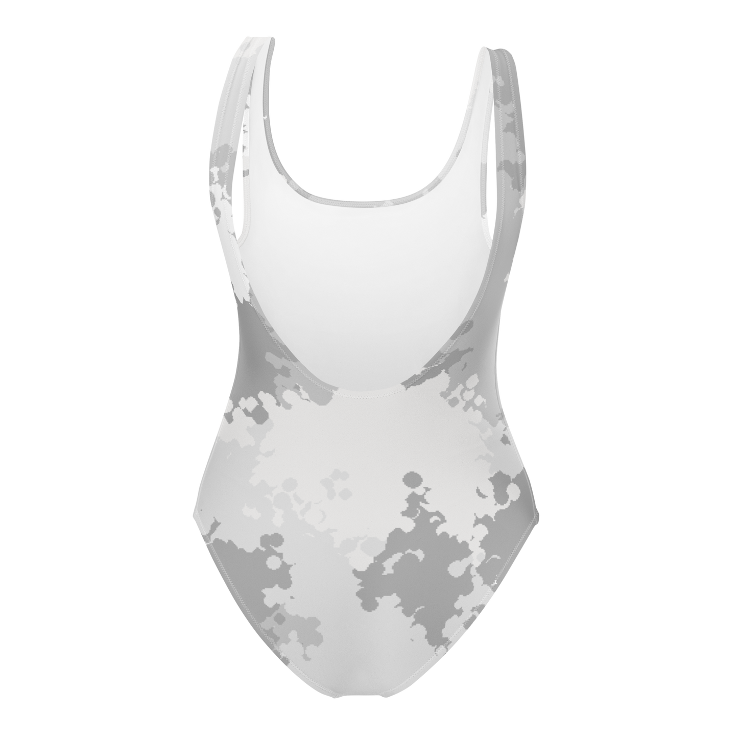 Michigan Upper Peninsula One-Piece Swimsuit (w/ UP Outline) | Snow Camo