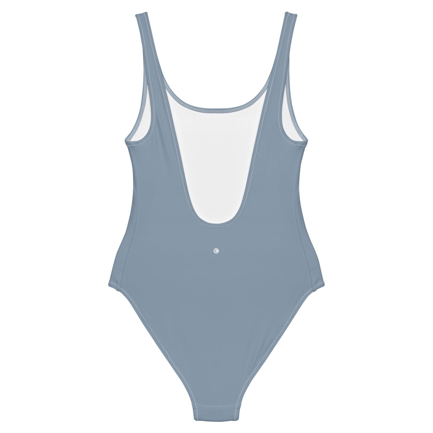 Michigan Upper Peninsula One-Piece Swimsuit (w/ UP USA Flag) | B-24 Grey