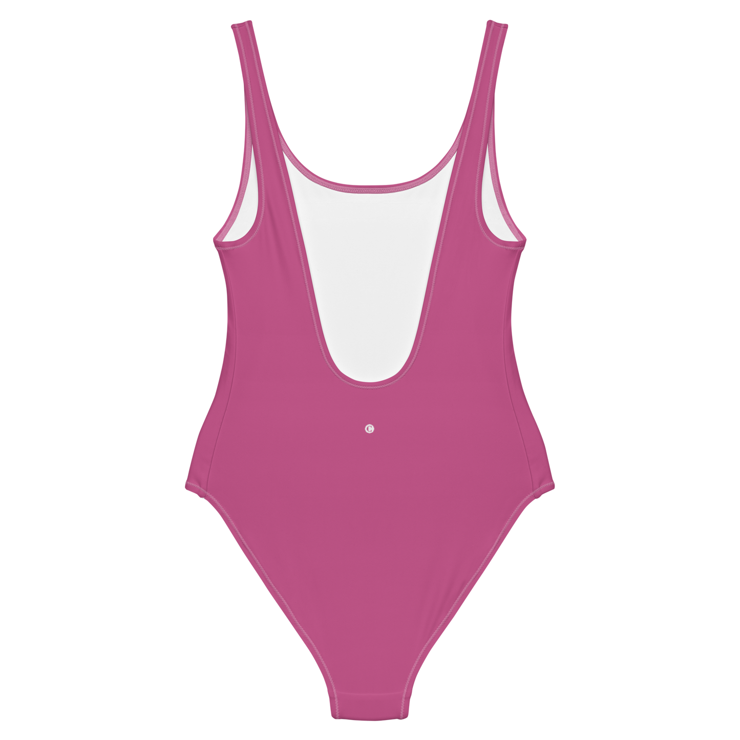 Michigan Upper Peninsula One-Piece Swimsuit (w/ UP USA Flag) | Apple Blossom Pink