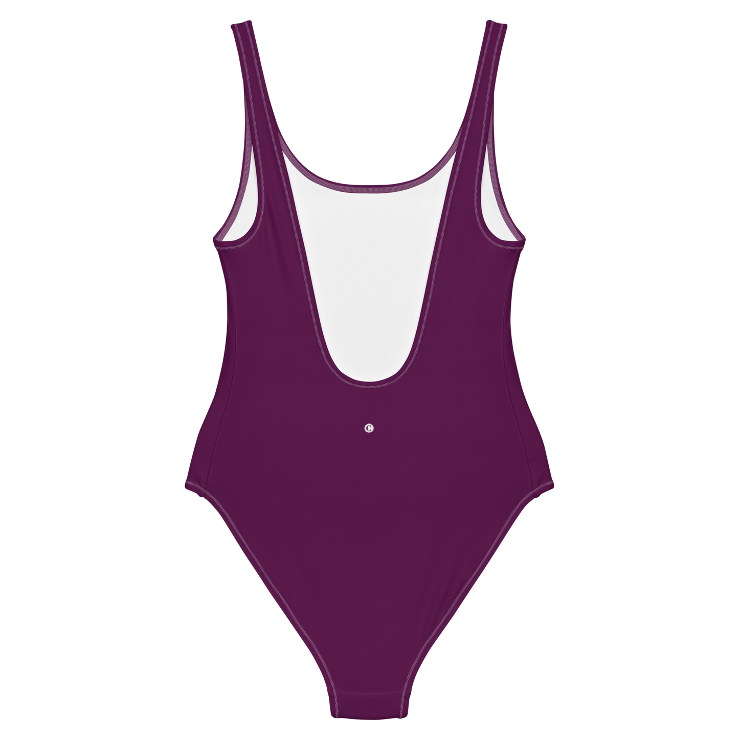 Michigan Upper Peninsula One-Piece Swimsuit (w/ UP USA Flag) | Tyrian Purple