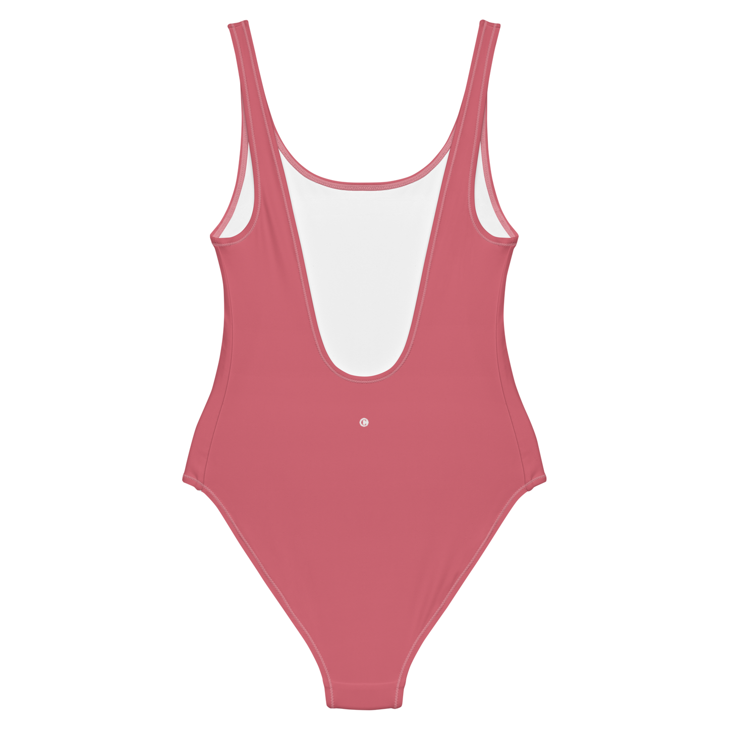 Michigan Upper Peninsula One-Piece Swimsuit (w/ UP USA Flag) | Watermelon Pink