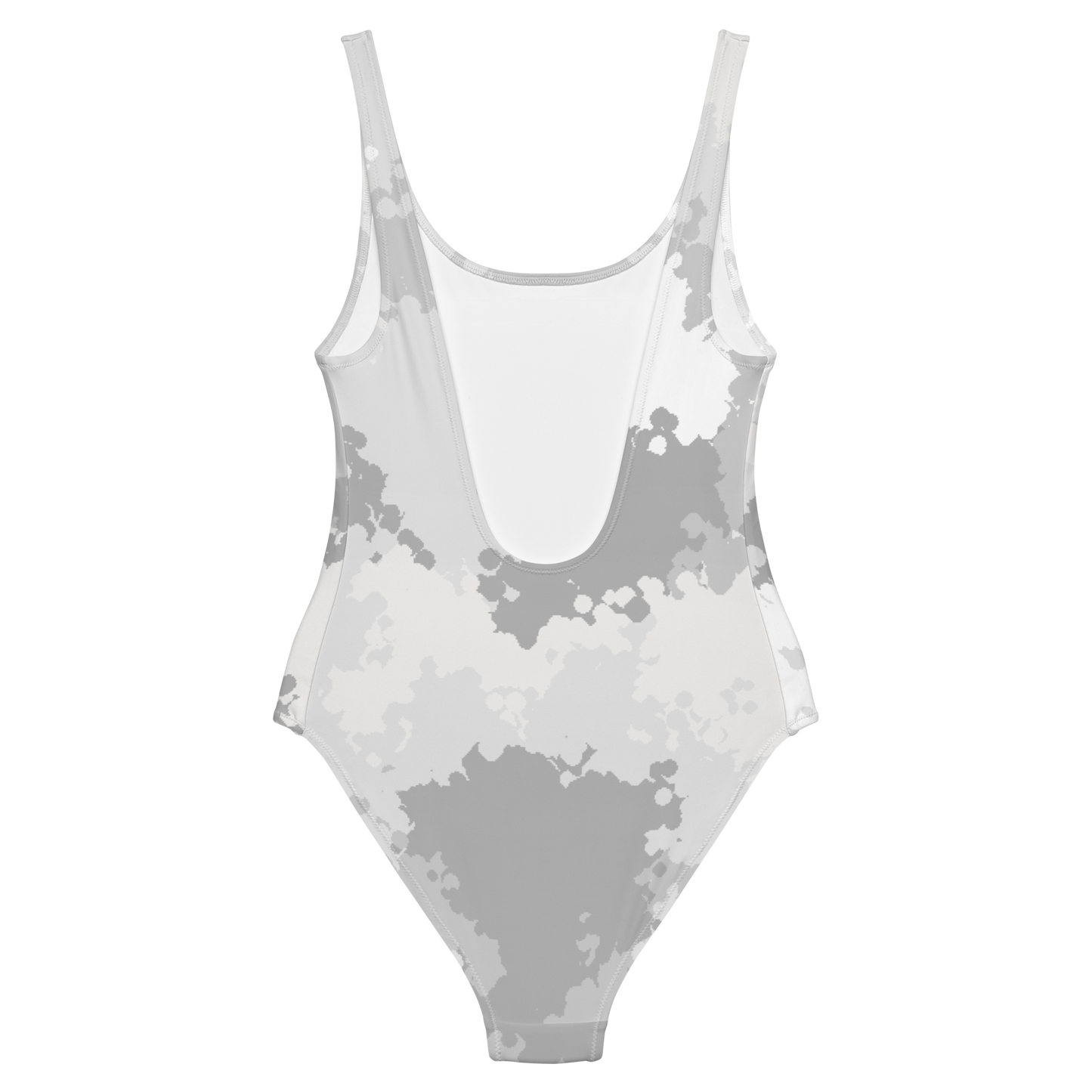 Michigan Upper Peninsula One-Piece Swimsuit (w/ UP USA Flag) | Snow Camo