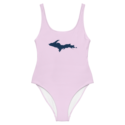 Michigan Upper Peninsula One-Piece Swimsuit (w/ UP Outline) | Selago