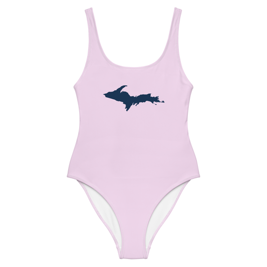 Michigan Upper Peninsula One-Piece Swimsuit (w/ UP Outline) | Selago